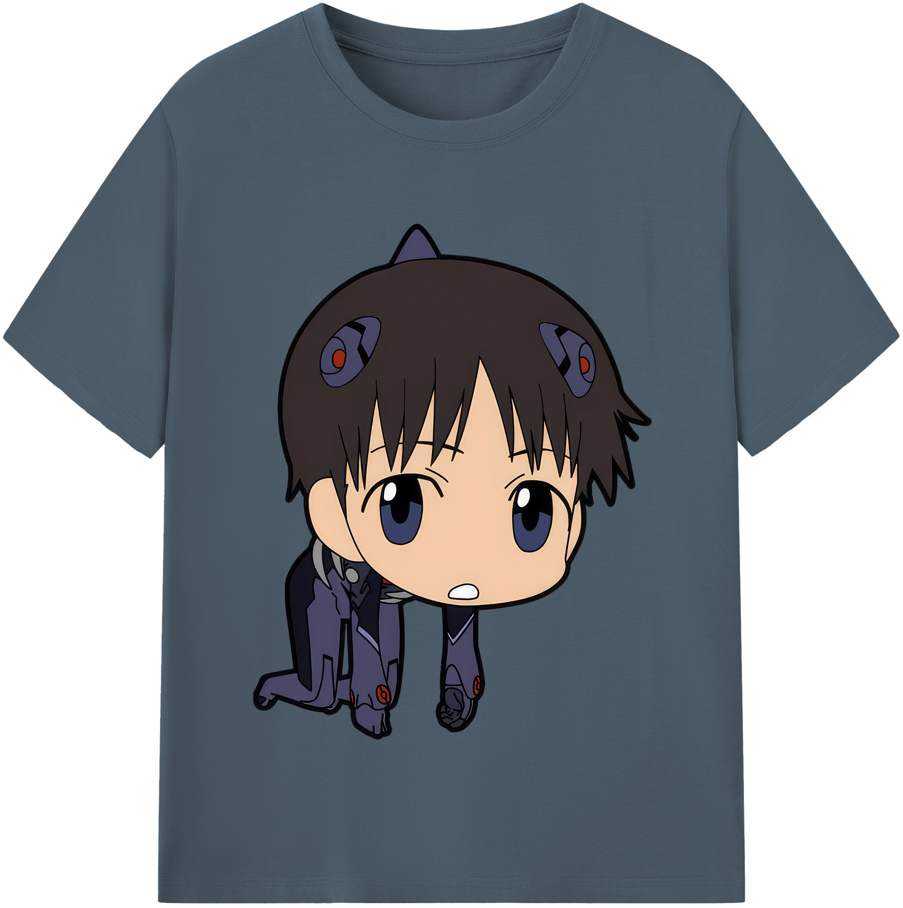 （画像用） EVA 新世紀エヴァンゲリオン 綿100％半袖Tシャツ（フロントプリント）